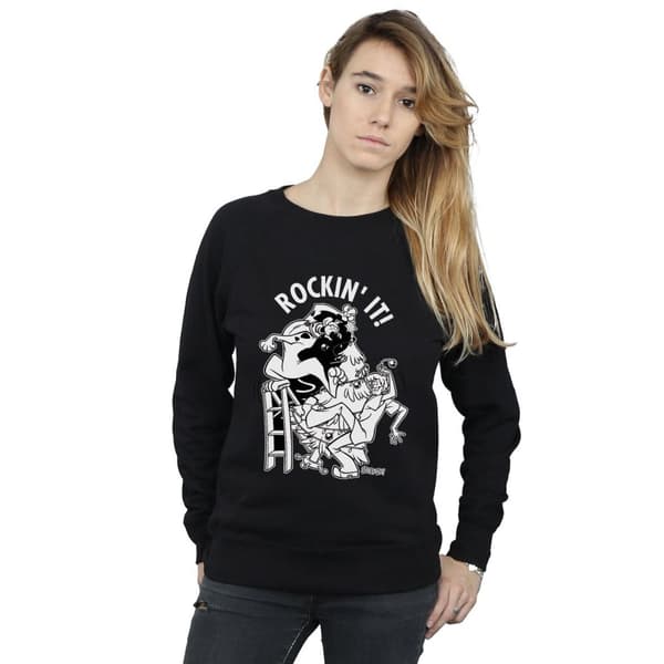 Scooby Doo Dam/kvinnor Rockin´ It Christmas Sweatshirt