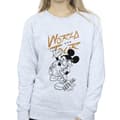 Pikkukuva 3 / 4: Disney Womens/Ladies Mickey Mouse World Tour Line Sweatshirt