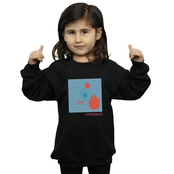 Star Wars Girls The Last Jedi Hyperdrive Sweatshirt