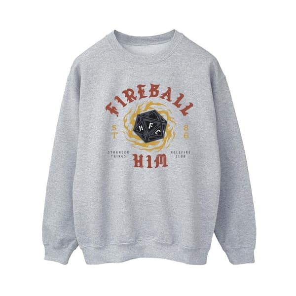 Netflix Dam/Tjej Stranger Things Fireball Dice 86 Sweatshirt
