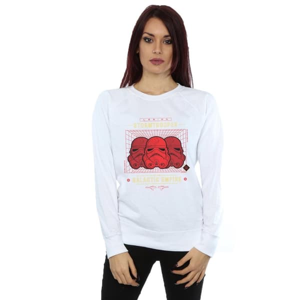Star Wars Womens/Ladies Stormtrooper Legion Grid Sweatshirt