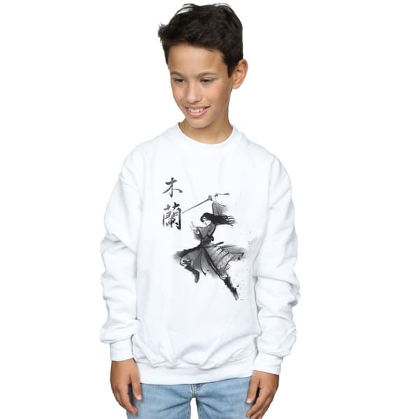 Disney Boys Mulan Movie Sword Jump Sweatshirt