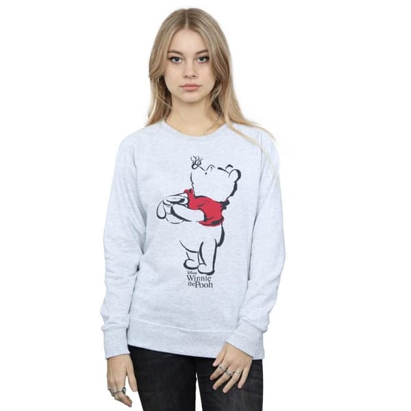 Disney Dam/kvinnor Winnie The Pooh - Sweatshirt med teckningar