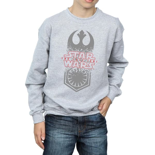Star Wars Pojkar - The Last Jedi Symbol Crash Sweatshirt