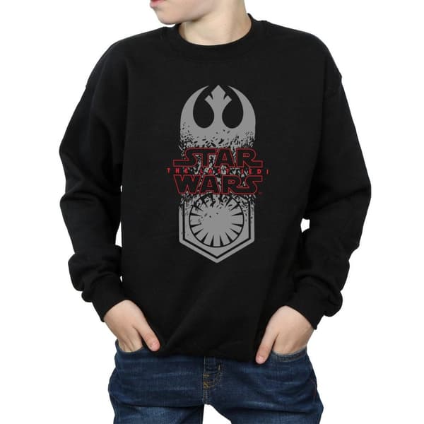 Star Wars Pojkar - The Last Jedi Symbol Crash Sweatshirt