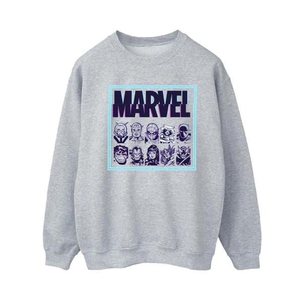 Marvel Womens/Ladies Comics Glitch Sweatshirt