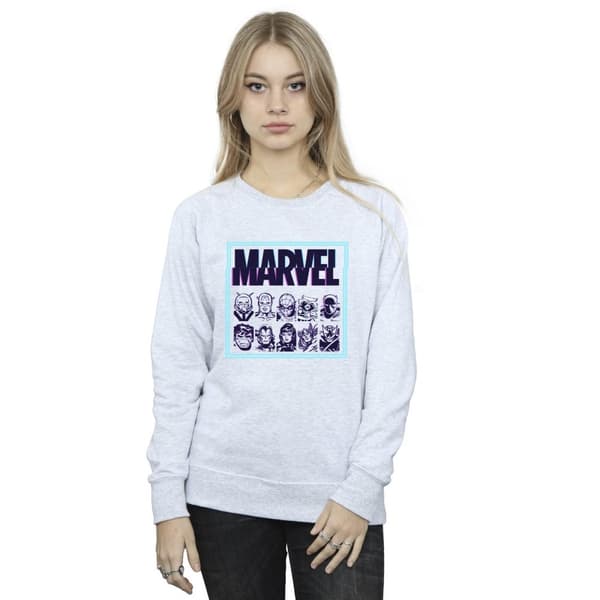 Marvel Womens/Ladies Comics Glitch Sweatshirt