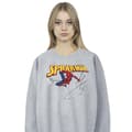 Pikkukuva 3 / 3: Marvel Womens/Ladies Spider-Man With A Book Sweatshirt