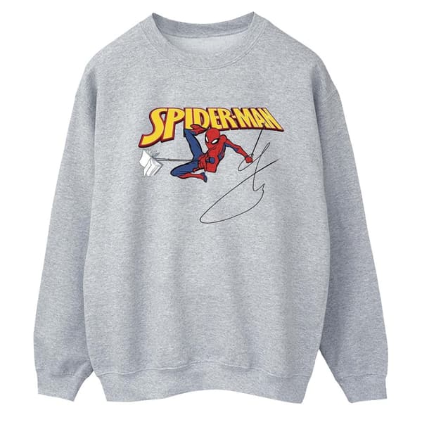 Marvel Womens/Ladies Spider-Man With A Book Sweatshirt