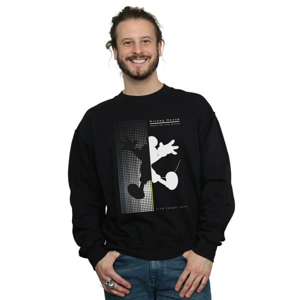 Disney Mens Musse Pigg Reach For The Future Sweatshirt
