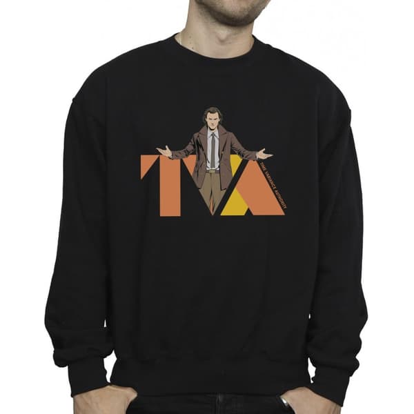 Marvel Mens Loki TVA Pose Sweatshirt
