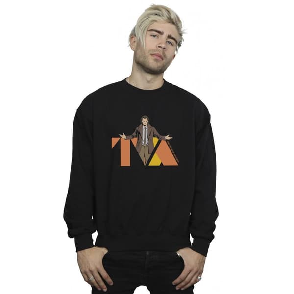 Marvel Mens Loki TVA Pose Sweatshirt