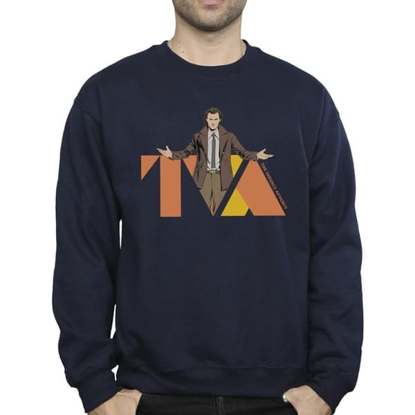 Marvel Mens Loki TVA Pose Sweatshirt
