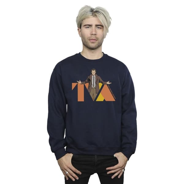 Marvel Mens Loki TVA Pose Sweatshirt
