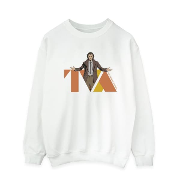 Marvel Mens Loki TVA Pose Sweatshirt