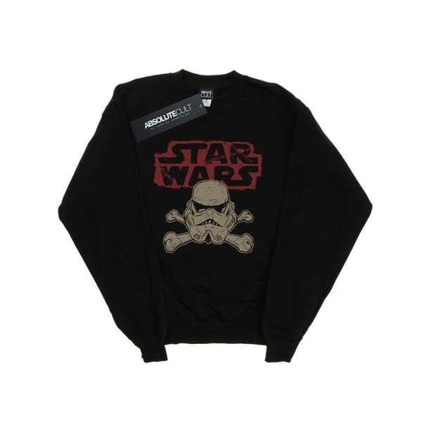 Star Wars Girls Stormtrooper Skull Logo Sweatshirt