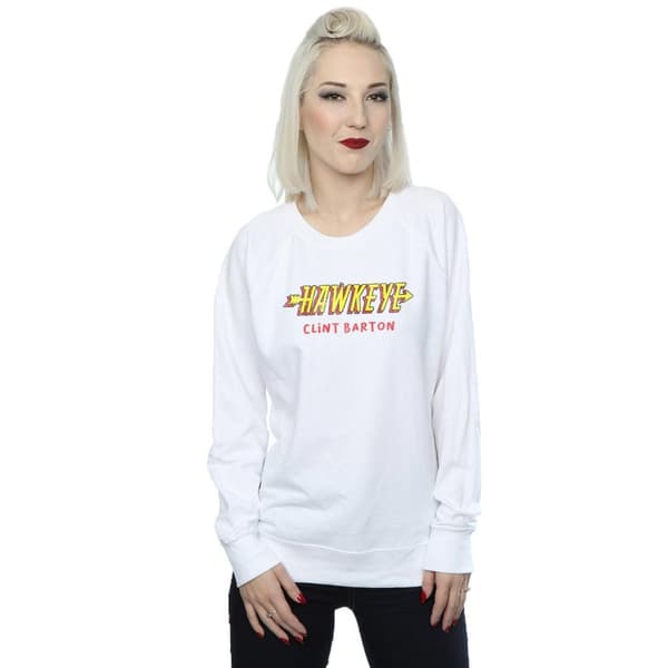 Marvel Dam/Tjej Hawkeye AKA Clint Barton Sweatshirt