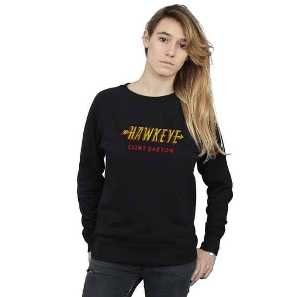 Marvel Dam/Tjej Hawkeye AKA Clint Barton Sweatshirt