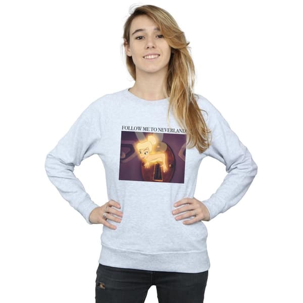 Disney Dam/kvinnor Tinker Bell Follow Me Sweatshirt