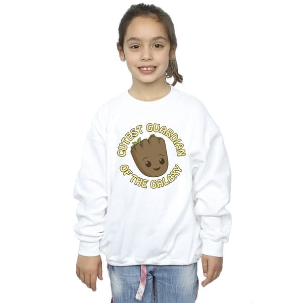 Marvel Sweatshirt med texten I Am Groot Cutest Guardian för flickor