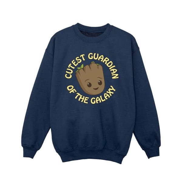 Marvel Sweatshirt med texten I Am Groot Cutest Guardian för flickor