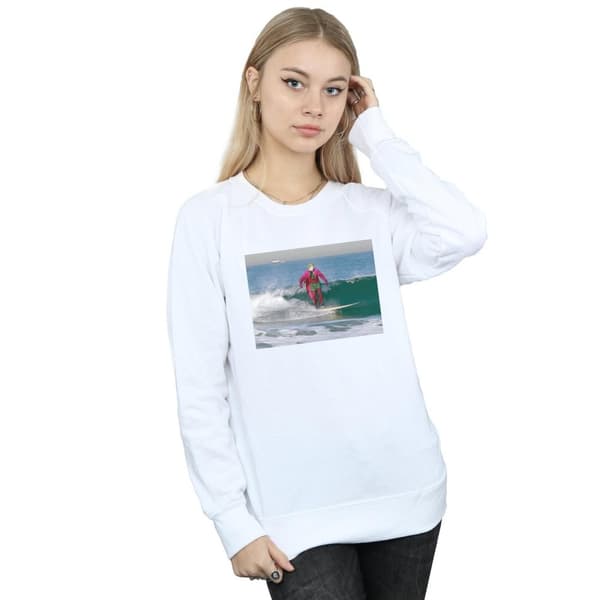 DC Comics Womens/Ladies Batman TV Series Joker Surfing Sweatshirt