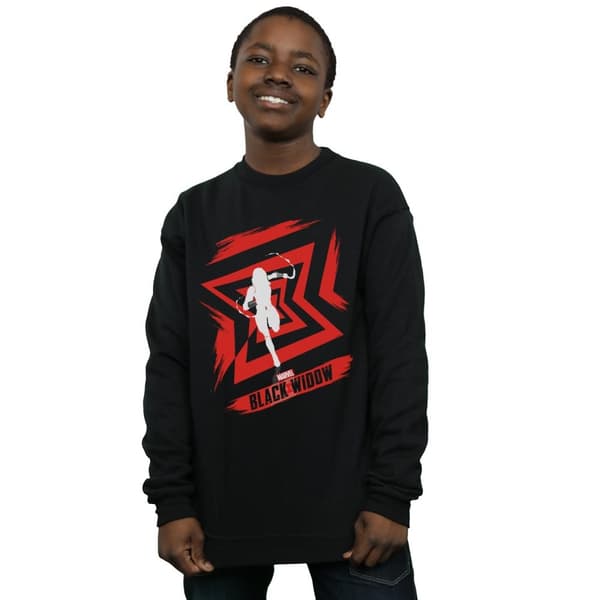 Marvel Black Widow Movie Icon Run Sweatshirt för pojkar