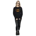 Miniatyrbild 4 av 5: DC Comics Dam/Tjej Batman Halloween Logo Sweatshirt