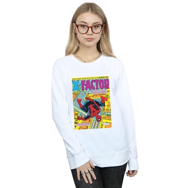 Marvel Dam/Tjej Spider-Man X Factor Cover Sweatshirt