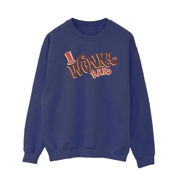 Willy Wonka Womens/Ladies Bar Logo Sweatshirt