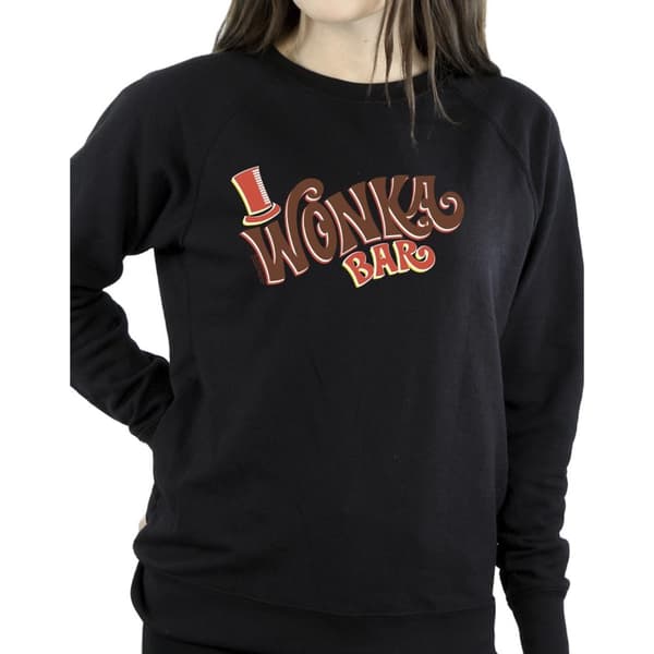 Willy Wonka Womens/Ladies Bar Logo Sweatshirt