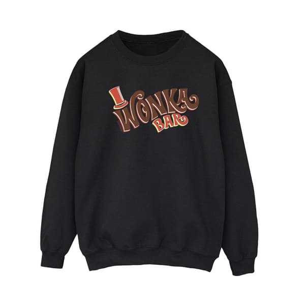 Willy Wonka Womens/Ladies Bar Logo Sweatshirt