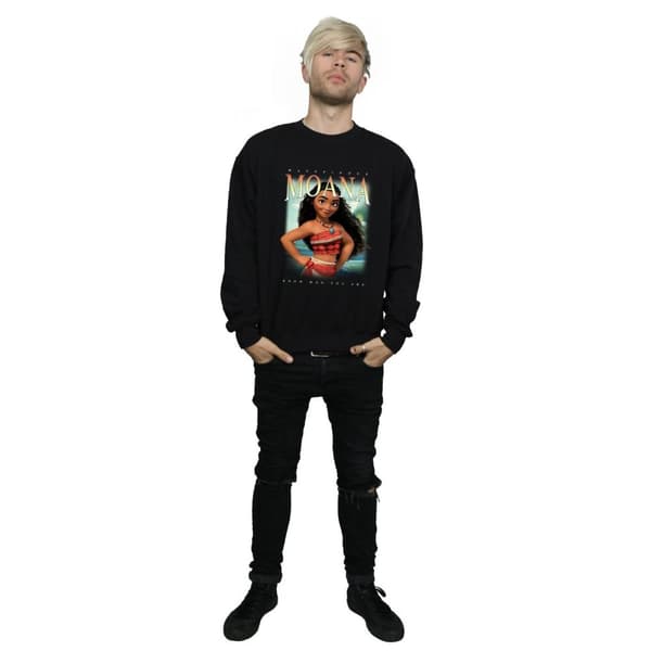 Disney Mens Moana Montage Sweatshirt