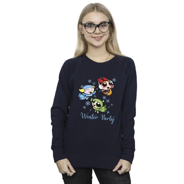 The Powerpuff Girls Womens/Ladies Girls Winter Party Sweatshirt