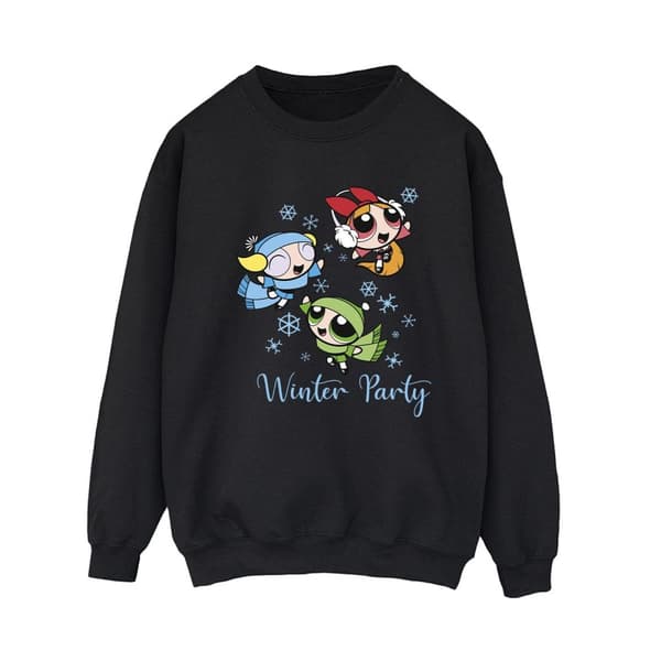 The Powerpuff Girls Womens/Ladies Girls Winter Party Sweatshirt