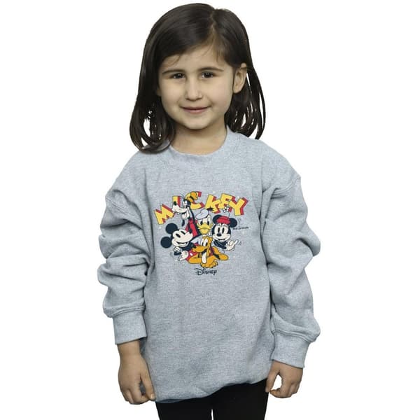 Disney Girls Mickey Mouse Group Sweatshirt