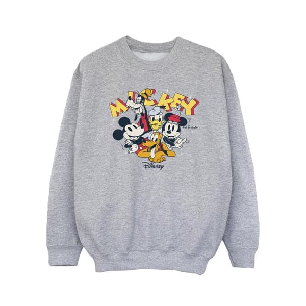 Disney Girls Mickey Mouse Group Sweatshirt