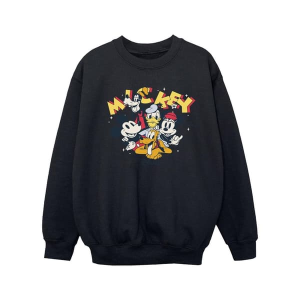 Disney Girls Mickey Mouse Group Sweatshirt
