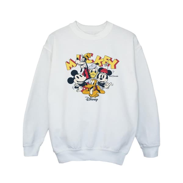 Disney Girls Mickey Mouse Group Sweatshirt