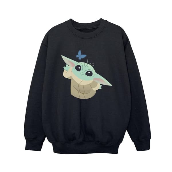 Star Wars Boys The Mandalorian Butterfly Catching Sweatshirt