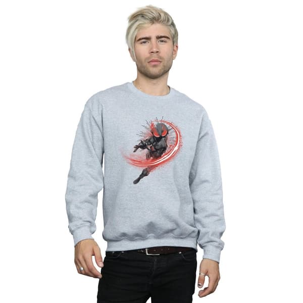 DC Comics Mens Aquaman Black Manta Flash Sweatshirt