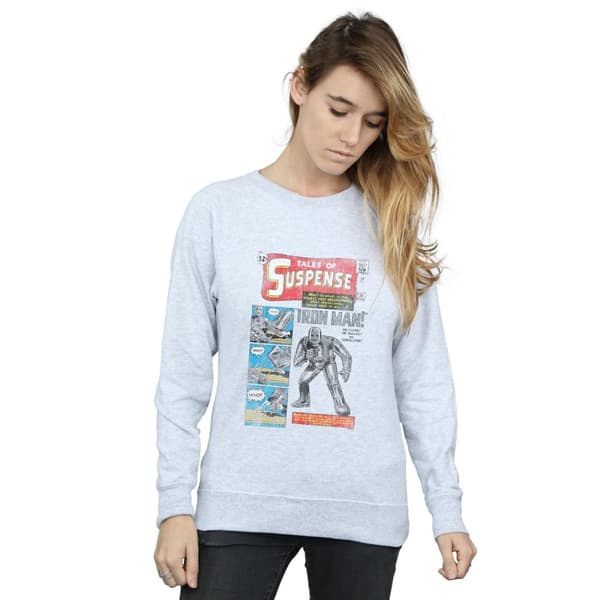 Marvel Sweatshirt med tryck från Iron Man - Tales Of Suspense - dam/dam