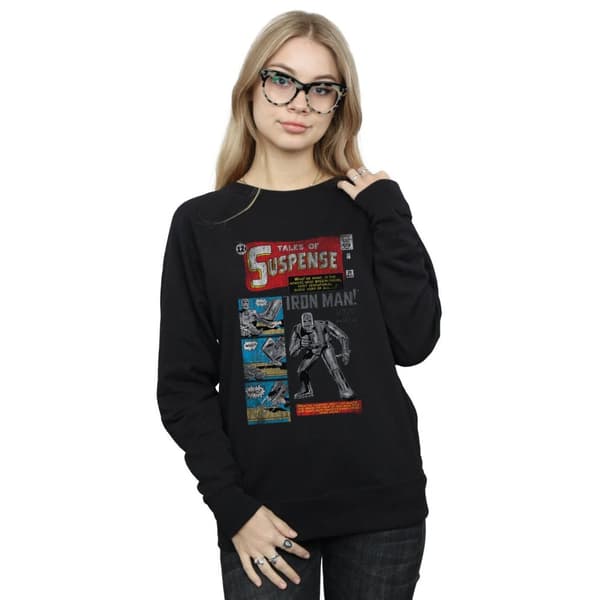 Marvel Sweatshirt med tryck från Iron Man - Tales Of Suspense - dam/dam
