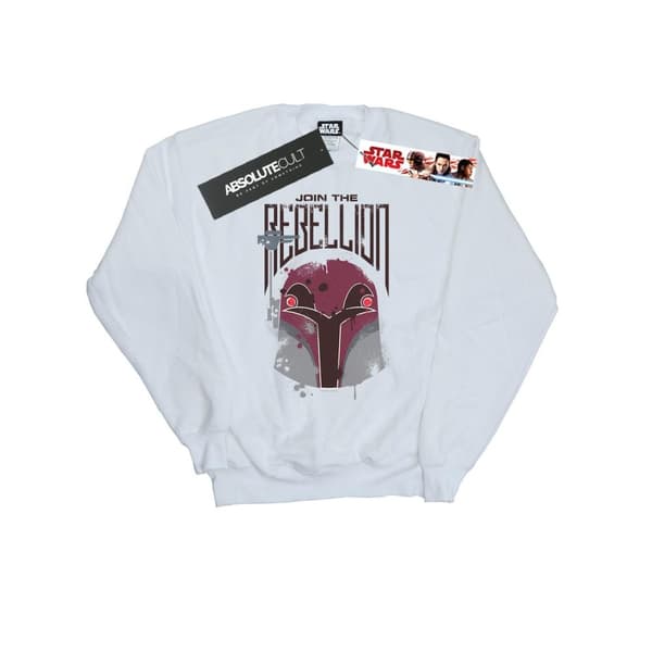 Star Wars Rebels Rebellion-tröja för pojkar White 7-8 Years