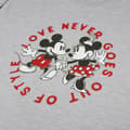 Miniatyrbillede 3 af 4: Disney Womens/Ladies Love Never Goes Out Of Style Crew Neck Sweatshirt