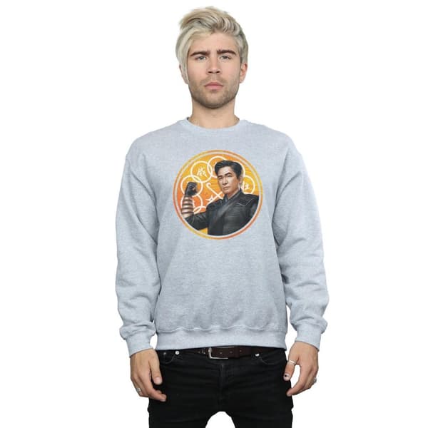 Marvel Mens Shang-Chi And The Legend Of The Ten Rings Ten Ring Pose Sweatshirt