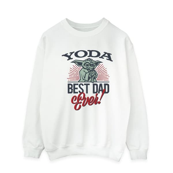 Star Wars Mens Mandalorian Yoda Dad Sweatshirt