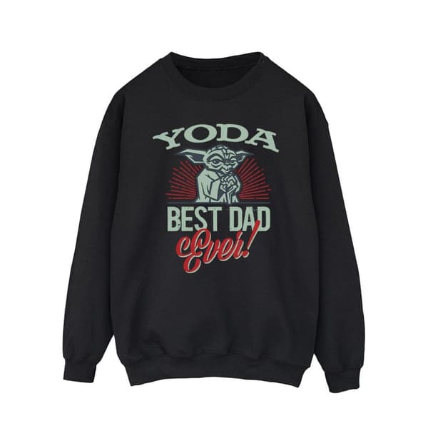 Star Wars Mens Mandalorian Yoda Dad Sweatshirt