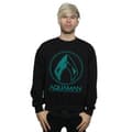Pikkukuva 2 / 3: DC Comics Mens Aquaman Aqua Logo Sweatshirt