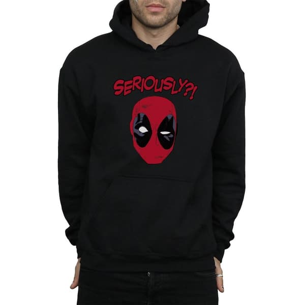 Marvel Mens Deadpool Seriously Hoodie